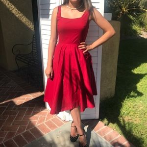 🌹Red sleeveless Dress!🌹